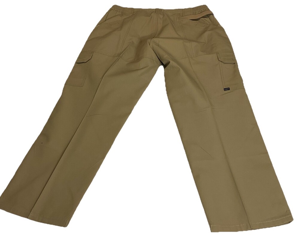 5.11 Tactical Taclite Pro Ripstop Pants Khaki Cargo 40/34 Outdoor Pockets